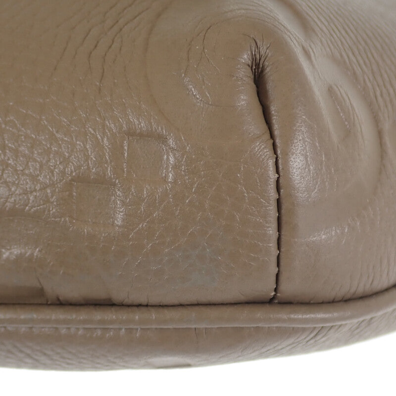 グッチ GUCCI ジャンボGGベルトバッグ 645093 ボディバッグ レザー ブラウン メンズ【中古】【Aランク】