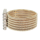 K14YG D デザインジュエリー リング 16号 ダイヤモンド レディース メンズ【中古】【Aランク】