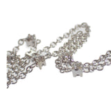 【中古】ジョエルモーダ GIOIEL MODA クロス ネックレス K18ホワイトゴールド ダイヤモンド レディース【Aランク】