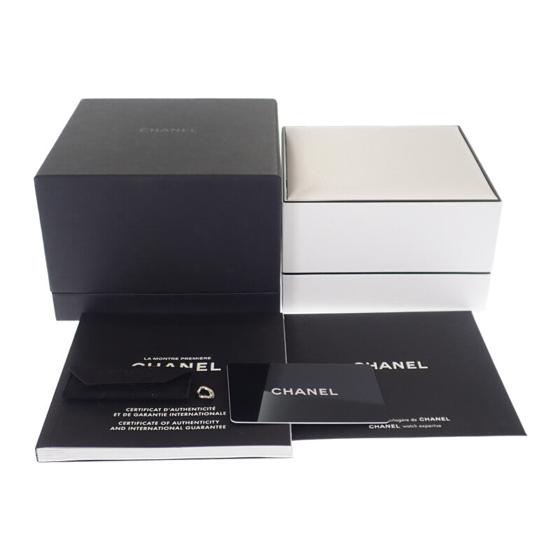 シャネル CHANEL プルミエール H3248 腕時計 ステンレススチール クオーツ ブラック文字盤 レディース【中古】【ABランク】