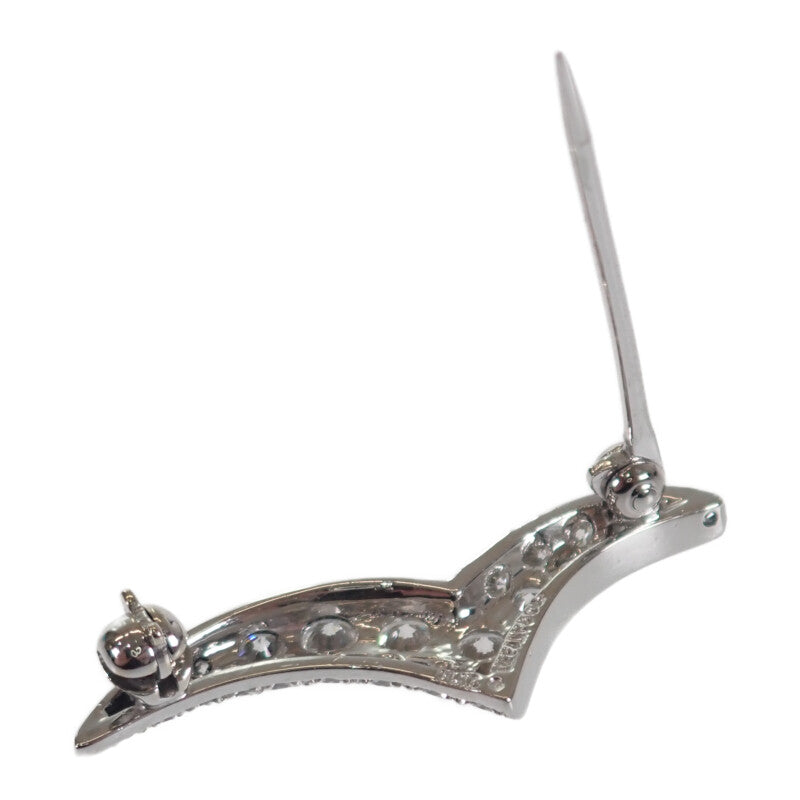ティファニー TIFFANY&Co. シーガル パヴェ カモメ ブローチ Pt850プラチナ ダイヤモンド レディース【中古】【Aランク】