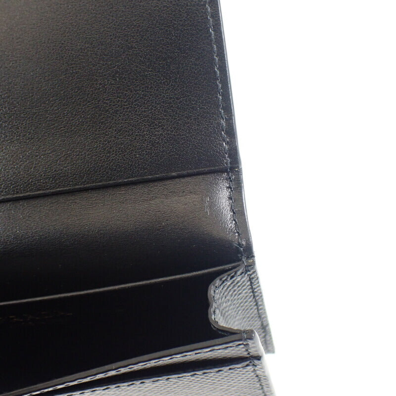 プラダ PRADA サフィアーノ 1MC122_QWA_F0002 カードケース レザー ブラック ゴールド金具 レディース【中古】【Aランク】
