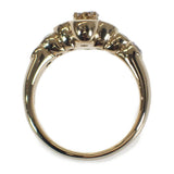 【中古】 フラワー クローバー デザイン ジュエリー リング K18イエローゴールド 12号 レディース【Aランク】