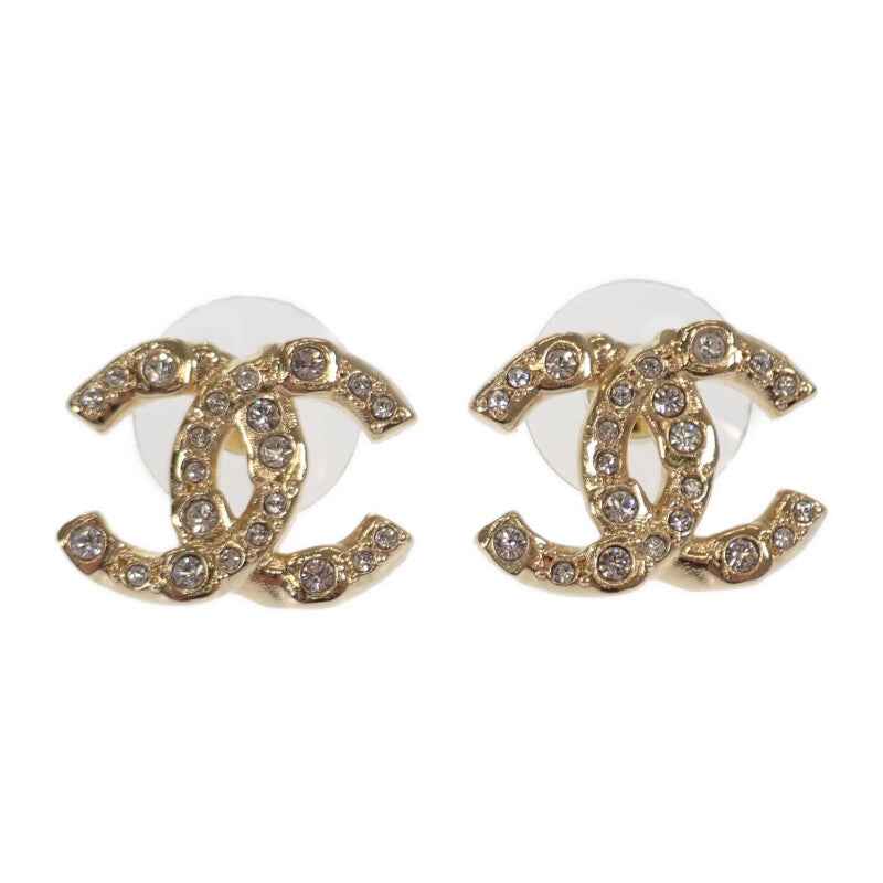 シャネル CHANEL ココマーク ABD310_B16658 ピアス メタル クリスタル ゴールド レディース【中古】【Aランク】