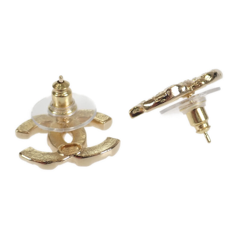 シャネル CHANEL ココマーク ABD310_B16658 ピアス メタル クリスタル ゴールド レディース【中古】【Aランク】