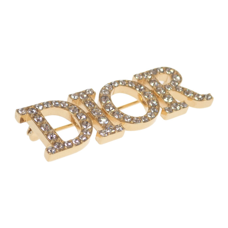 Dior Dio(r)evolution V0454DVOCY_D301 Brooch Metal Rhinestone Gold Women's【Used】【A Rank】