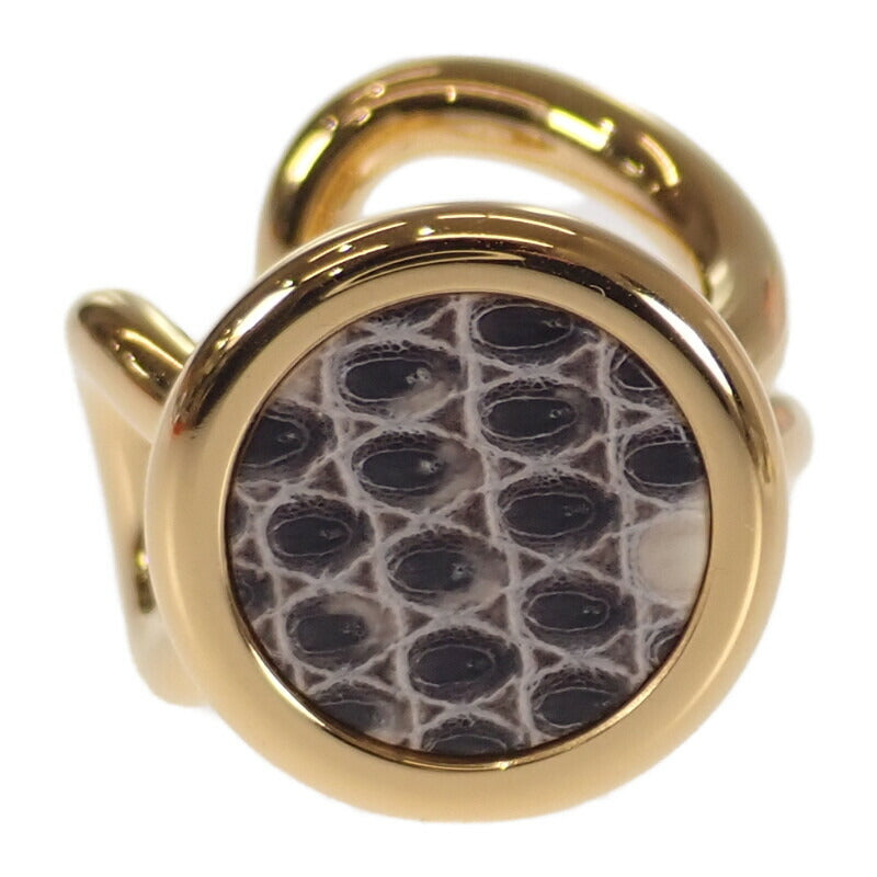 エルメス HERMES エリタージュエケストルPM イヤーカフ H011131CC1B その他アクセサリー GP リザードレザー ゴールド オンブレ レディース【中古】【Aランク】