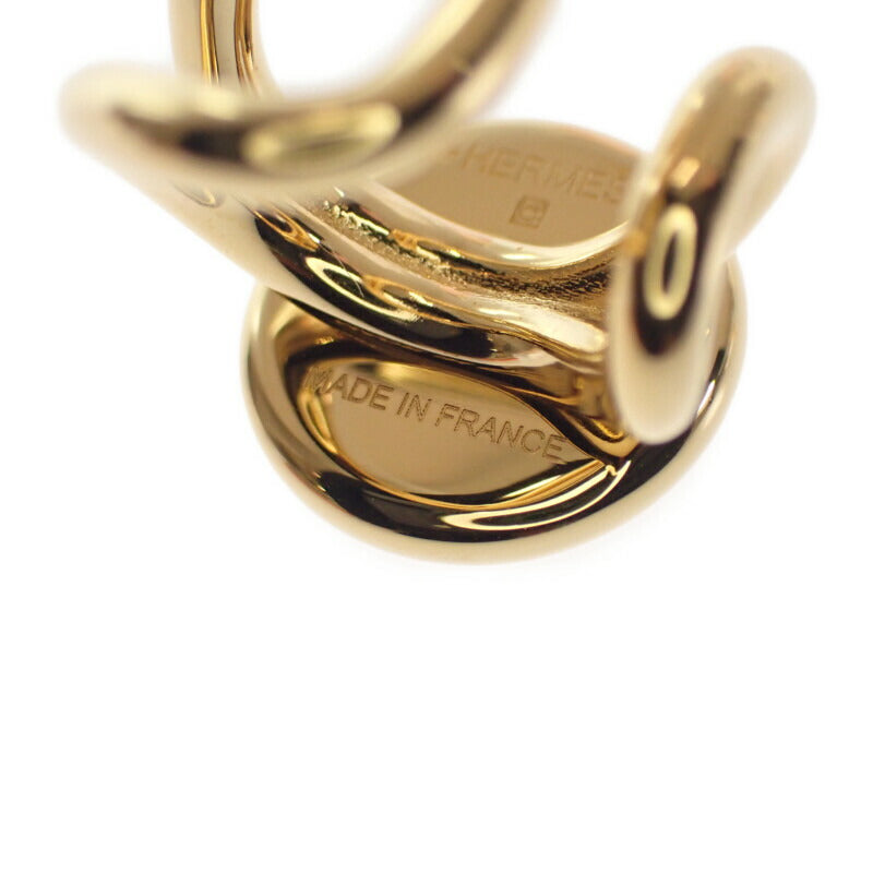 愛馬仕 HERMES Heritage Equestre PM 耳骨夾 H011131CC1B 其他飾品 GP 蜥蜴皮 金色 漸層色 女士【中古】【A級品】