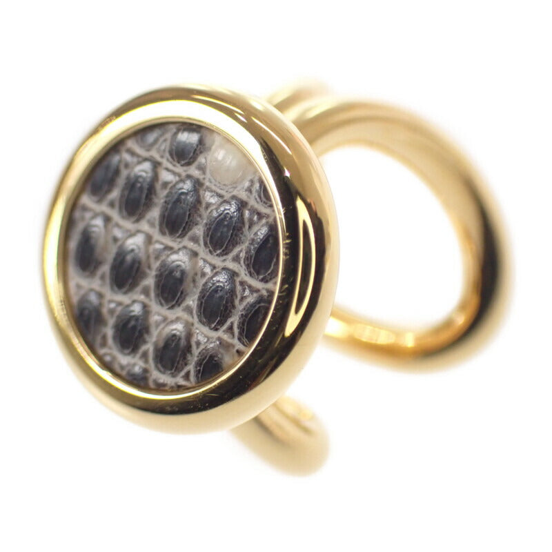 エルメス HERMES エリタージュエケストルPM イヤーカフ H011131CC1B その他アクセサリー GP リザードレザー ゴールド オンブレ レディース【中古】【Aランク】