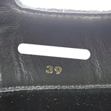 セリーヌ CELINE LEO ベルクロストラップ 345663338C.38NO サンダル カーフスキン ブラック 39 レディース【中古】【Sランク】