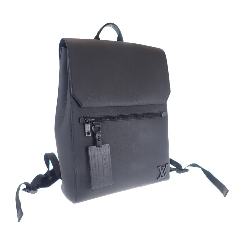 ルイヴィトン LOUIS VUITTON ファストライン バッグパック LV アエログラム M21367 リュック・デイパック カーフ ブラック メンズ【中古】【ABランク】