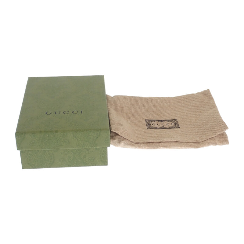 グッチ GUCCI GGマトラッセ ウォレット 723786_UM8IG カードケース キルティングレザー グレー ゴールド金具 レディース【中古】【SAランク】