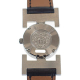 エルメス HERMES パプリカ PA1.210 腕時計 ステンレススチール レザー クオーツ シルバー文字盤 レディース【中古】【ABランク】