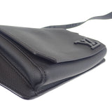 ルイヴィトン LOUIS VUITTON テイクオフ・スリング M57081 ボディバッグ グレインカーフレザー ブラック メンズ【中古】【Aランク】