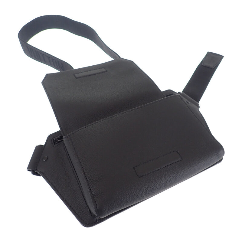 ルイヴィトン LOUIS VUITTON テイクオフ・スリング M57081 ボディバッグ グレインカーフレザー ブラック メンズ【中古】【Aランク】