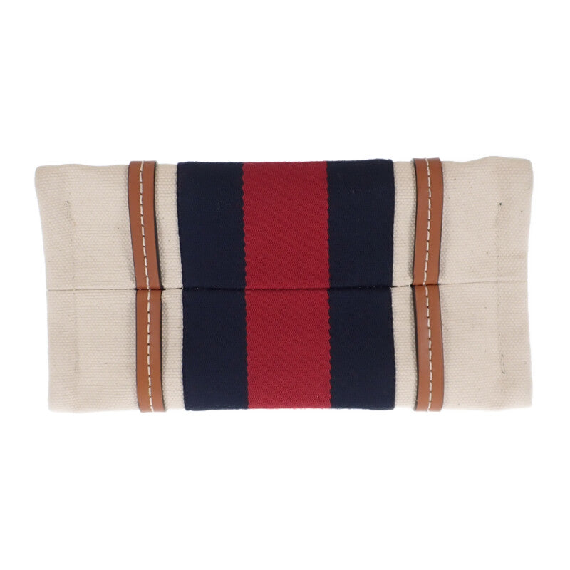 グッチ GUCCI インターロッキングG ミニトートバッグ 727735 2WAYバッグ ショルダーバッグ キャンバス レザー アイボリー ゴールド金具 レディース【中古】【Aランク】