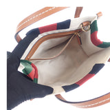 グッチ GUCCI インターロッキングG ミニトートバッグ 727735 2WAYバッグ ショルダーバッグ キャンバス レザー アイボリー ゴールド金具 レディース【中古】【Aランク】