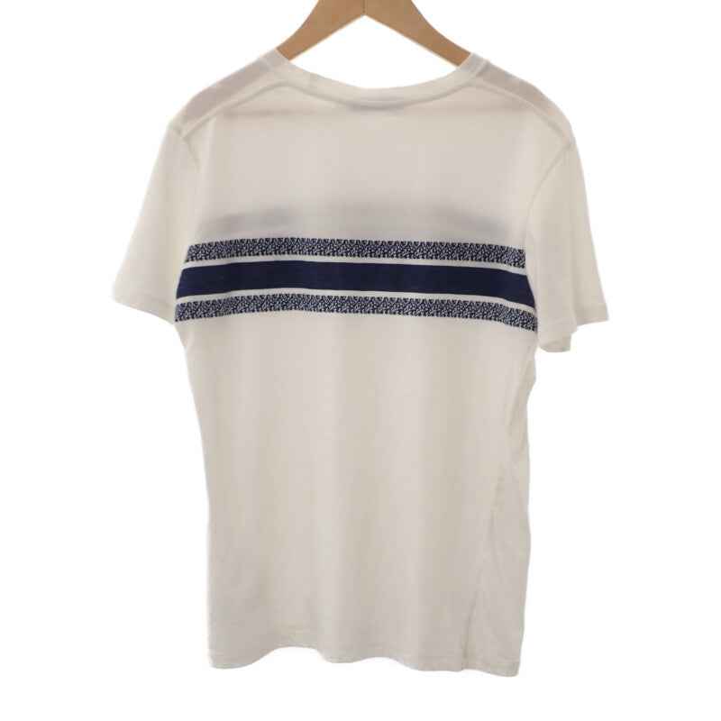 ディオール Dior ロゴ S 143T04A4043_X0200 半袖Tシャツ コットン ホワイト メンズ レディース【中古】【ABランク】