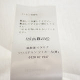 ディオール Dior ロゴ S 143T04A4043_X0200 半袖Tシャツ コットン ホワイト メンズ レディース【中古】【ABランク】