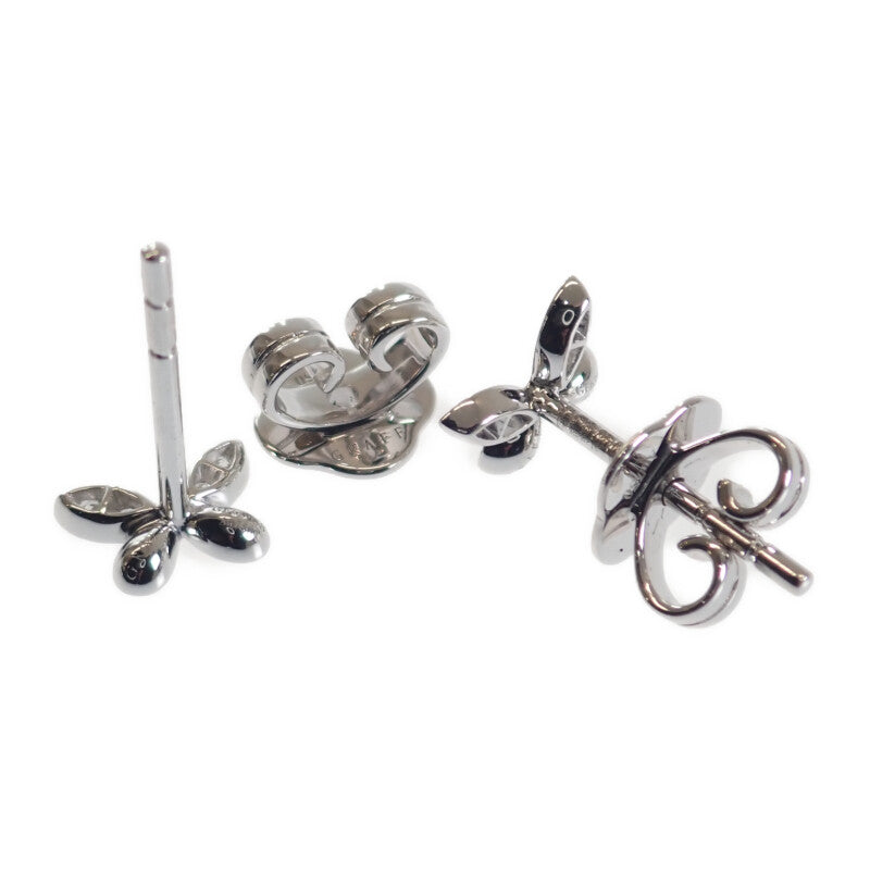 グラフ GRAFF パヴェ バタフライ RGE1563 ピアス K18ホワイトゴールド ダイヤモンド レディース【中古】【Aランク】