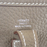 エルメス HERMES エヴリン TPM ショルダーバッグ トリヨンクレマンス エトゥープ ブルーインディゴ シルバー金具 レディース【中古】【Aランク】