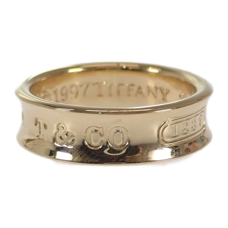 ティファニー TIFFANY&Co. 1837 ナローリング ミディアム 14号 リング K18イエローゴールド メンズ レディース【中古】【Aランク】