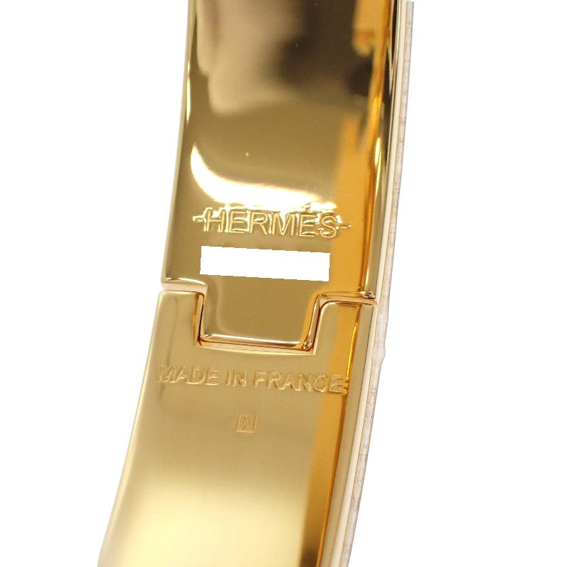 エルメス HERMES エナメルブレスレット クリックH グリッターPM H700015F G1PM ブレスレット GP グリッター ノワール・ドレ ゴールド金具 レディース【中古】【Aランク】