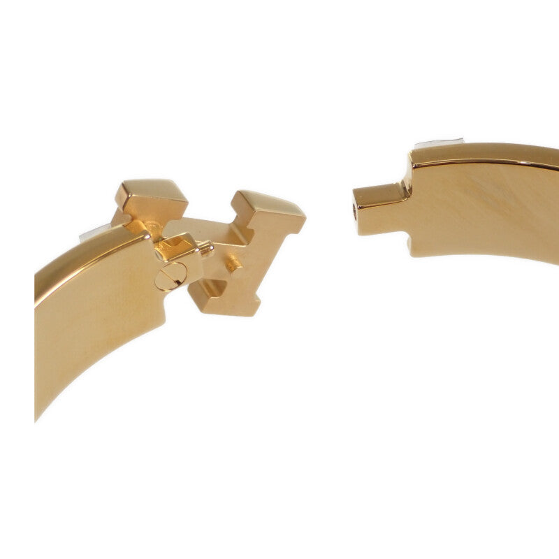 エルメス HERMES クリックH グリッターPM H700015F_G1PM ブレスレット GP ノワール・ドレ ゴールド金具 レディース【中古】【Sランク】