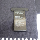 プラダ PRADA トライアングルロゴ 2FS047_2COP_F0008 マフラー シルク カシミヤ ネイビー メンズ レディース【中古】【Aランク】