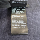 プラダ PRADA トライアングルロゴ 2FS047_2COP_F0008 マフラー シルク カシミヤ ネイビー メンズ レディース【中古】【Aランク】