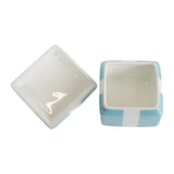 【中古】ティファニー TIFFANY&Co. ブルーボックス ミニ ジュエリーケース 小物入れ アクセサリーポーチ 陶磁器 ブルー レディース【Aランク】