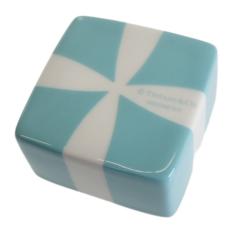 蒂芙尼 TIFFANY&Co. 藍盒 迷你珠寶盒 首飾盒 配飾包 陶瓷 藍色 女款【二手商品】【A級】