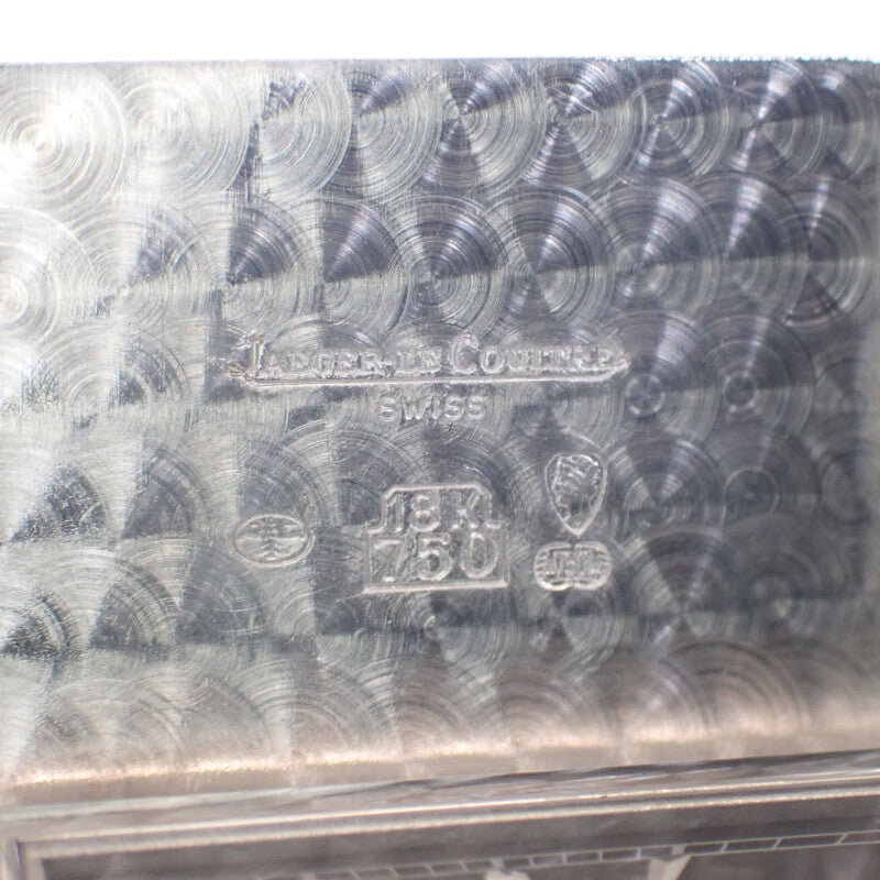 ジャガールクルト JAEGAER LECOULTRE レベルソ クラシック 250.3.86 腕時計 K18ホワイトゴールド レザー 手巻き ブラック文字盤 メンズ【中古】【Aランク】