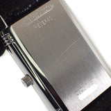 ジャガールクルト JAEGAER LECOULTRE レベルソ クラシック 250.3.86 腕時計 K18ホワイトゴールド レザー 手巻き ブラック文字盤 メンズ【中古】【Aランク】