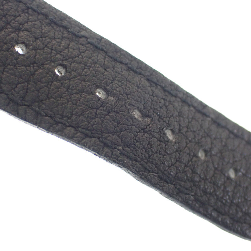 ジャガールクルト JAEGAER LECOULTRE レベルソ クラシック 250.3.86 腕時計 K18ホワイトゴールド レザー 手巻き ブラック文字盤 メンズ【中古】【Aランク】