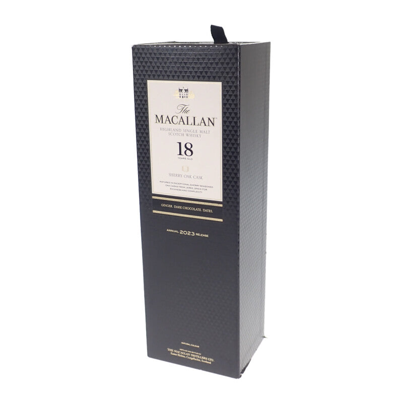 MACALLAN 麥卡倫 18年 單一麥芽威士忌 43% 700ml 酒精 禮品 酒 威士忌 男士 女士【中古】【S級】