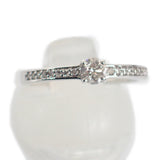 【中古】 Pt900 デザインジュエリー リング Pt900プラチナ 12号 ダイヤモンド レディース【Aランク】