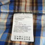 モンクレール MONCLER CAMICIA チェックシャツ トップス L H20912F00003_M2359 長袖シャツ コットン ベージュ ブルー メンズ【中古】【Aランク】