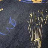 バレンシアガ BALENCIAGA セレブレーション プリント 36 半袖シャツ シルク ブラック メンズ【中古】【Aランク】