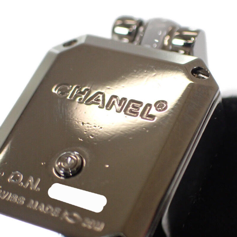 シャネル CHANEL プルミエール トリプルブレス H3059 腕時計 ステンレススチール セラミック ダイヤモンド クオーツ ホワイト文字盤 レディース【中古】【Aランク】