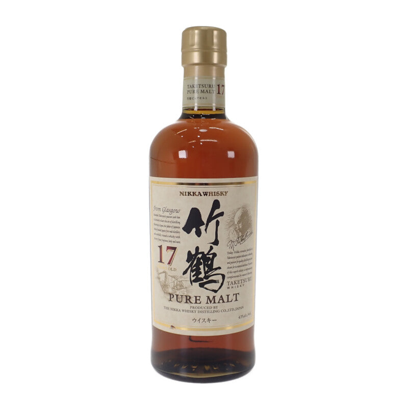 NIKKA ニッカ 竹鶴17年 ピュアモルト お酒 アルコール 700ml 43% ウイスキー メンズ レディース【中古】【Sランク】