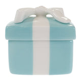 【中古】ティファニー TIFFANY&Co. ブルーボックス ミニ ジュエリーケース 小物入れ 陶器 アクセサリーポーチ 陶器 ブルー レディース【Aランク】