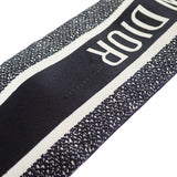 ディオール Dior ミッツァ 24PCO106I611 スカーフ シルク ブラック レディース【中古】【Aランク】