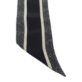 ディオール Dior ミッツァ 24PCO106I611 スカーフ シルク ブラック レディース【中古】【Aランク】