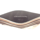 【Aランク】フェンディ FENDI FFロゴ ズッカ カードホルダー 7M0164 カードケース レザー ブラウン レディース【ISEYA】