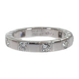 カルティエ CARTIER ラニエール ハーフ 指輪 7号 B4048400 リング K18ホワイトゴールド ダイヤモンド 47 レディース【中古】【Aランク】