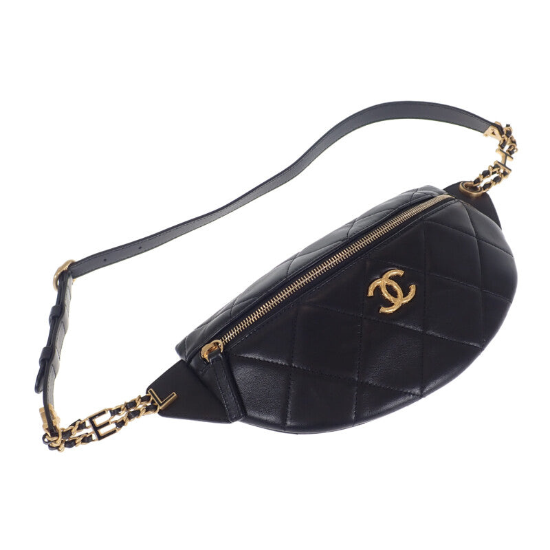 Aランク】シャネル CHANEL 2024SS ウエストバッグ チェーン AS4860 B16572 94305 ボディバッグ ショルダー 【中古ブランド品通販ISEYA】