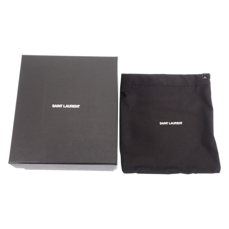 SAINT LAURENT 聖羅蘭 BABY LOUP 鍊帶肩背包 手拿包 657495 肩背包 皮革 金色 女款【中古】【A級品】