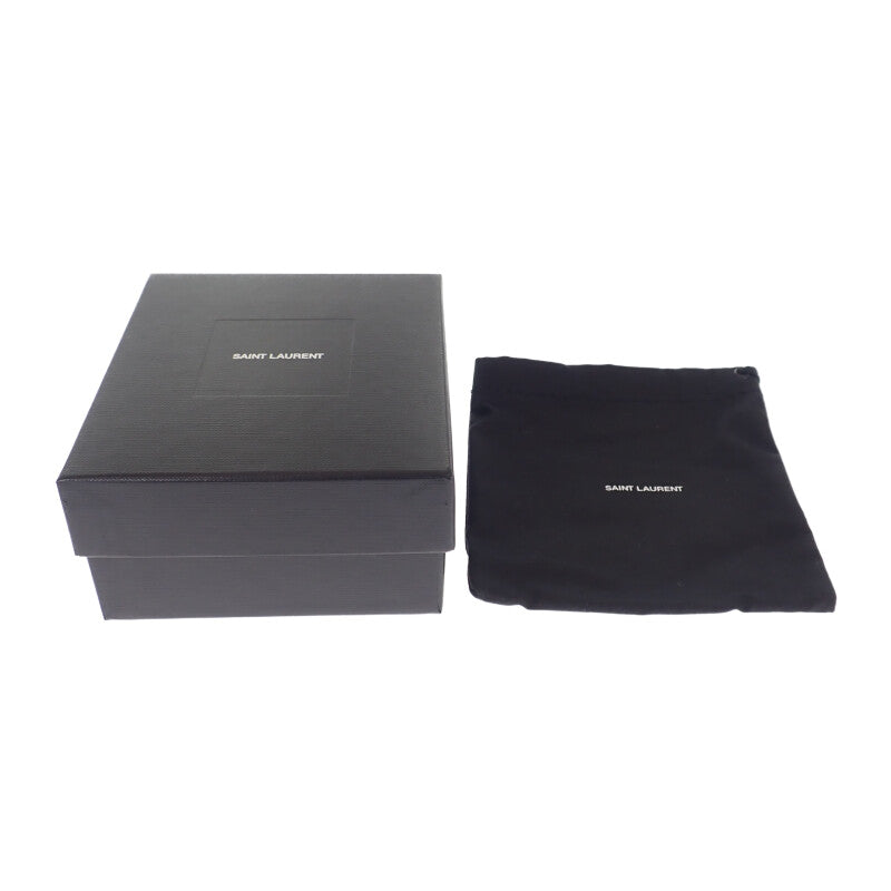 SAINT LAURENT 聖羅蘭 BABY LOUP 鍊帶肩背包 手拿包 657495 肩背包 皮革 金色 女款【中古】【A級品】
