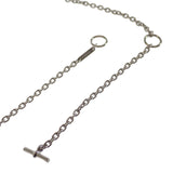 エルメス HERMES カルーゼル H077325 ネックレス メタル バッファローホーン ブラック ブルー シルバー レディース メンズ【中古】【SAランク】